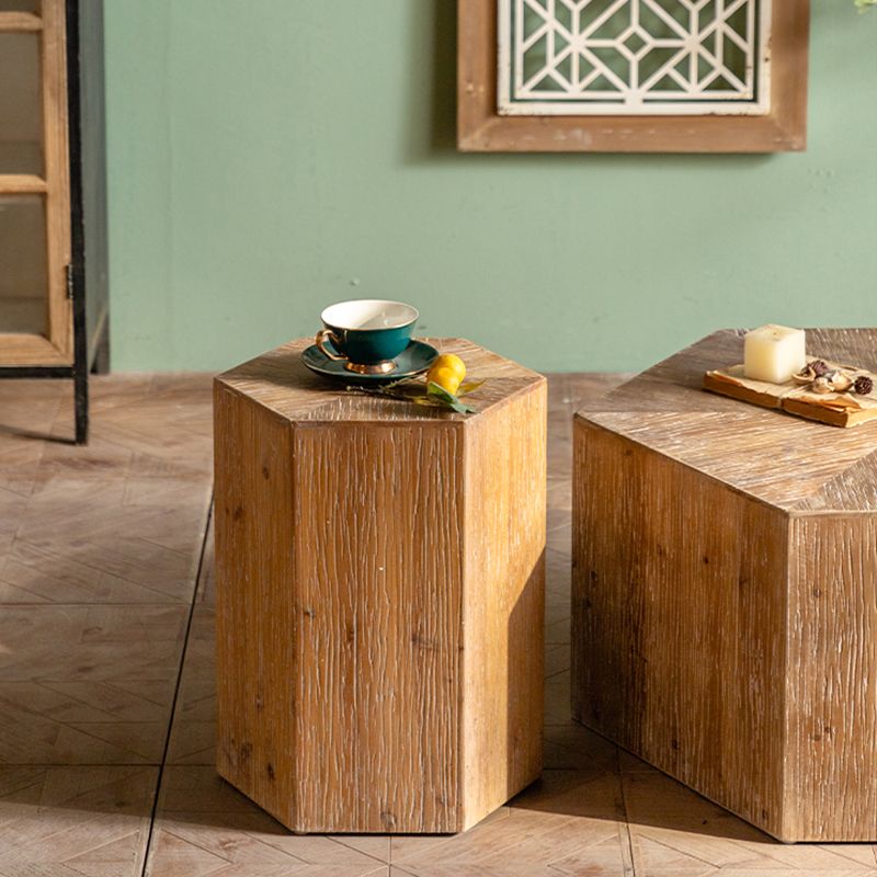 Rustic Corner Table Solid Wood Brown Side End Table for Living Room Clearhalo 'Coffee & Accent Tables' 'End & Side Tables' 'end_side_tables' 'furn' 'furn_end_side_tables' 'Furniture' 'Living Room Furniture' 1200x1200_3b503ae1-78cd-4bc4-a060-7828dbf521be