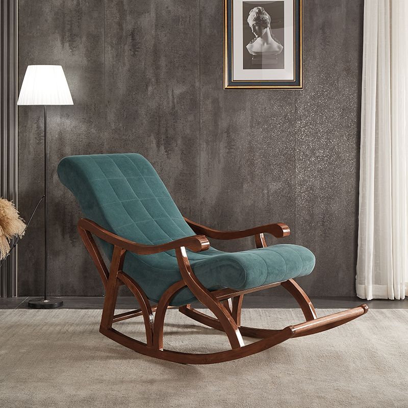 Chaise de canapé paresseuse de base en bois chaise à bascule salon de loi