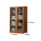 Manufactured Wood Standard Bookshelf Brown Vertical Bookcase with Door and Drawer Clearhalo 'Bookcases' 'furn' 'furn_bookcases' 'Furniture' 'furniture_bookcases' 'Office Furniture' 1200x1200_3b56ded8-4c2b-4398-873f-55658b868d29
