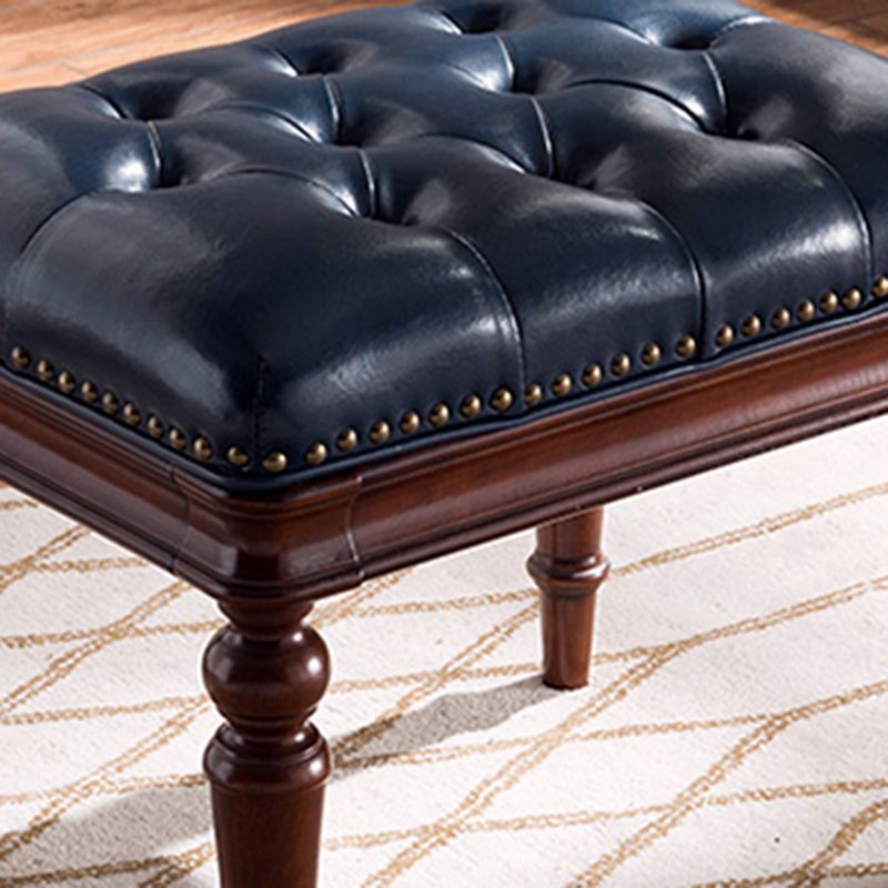 16.1" Wide Upholstered Seating Bench Traditional Entryway and Bedroom Bench with Cushioned Clearhalo 'Benches' 'Chairs & Seating' 'furn' 'furn_benches' 'Furniture' 'Living Room Furniture' 1200x1200_3b5abc5f-c3a3-443a-b846-75bea36cd22a