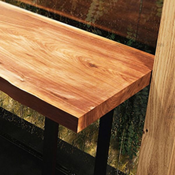 Juego de mesa de barra de madera maciza rectangular industrial 1/2/5/7 Piezas Conjunto de mesa de mostrador