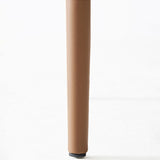 Moderner Kunstleder -Essstühle mit Kunstleder Metall armloser Esstuhl für das Restaurantgebrauch