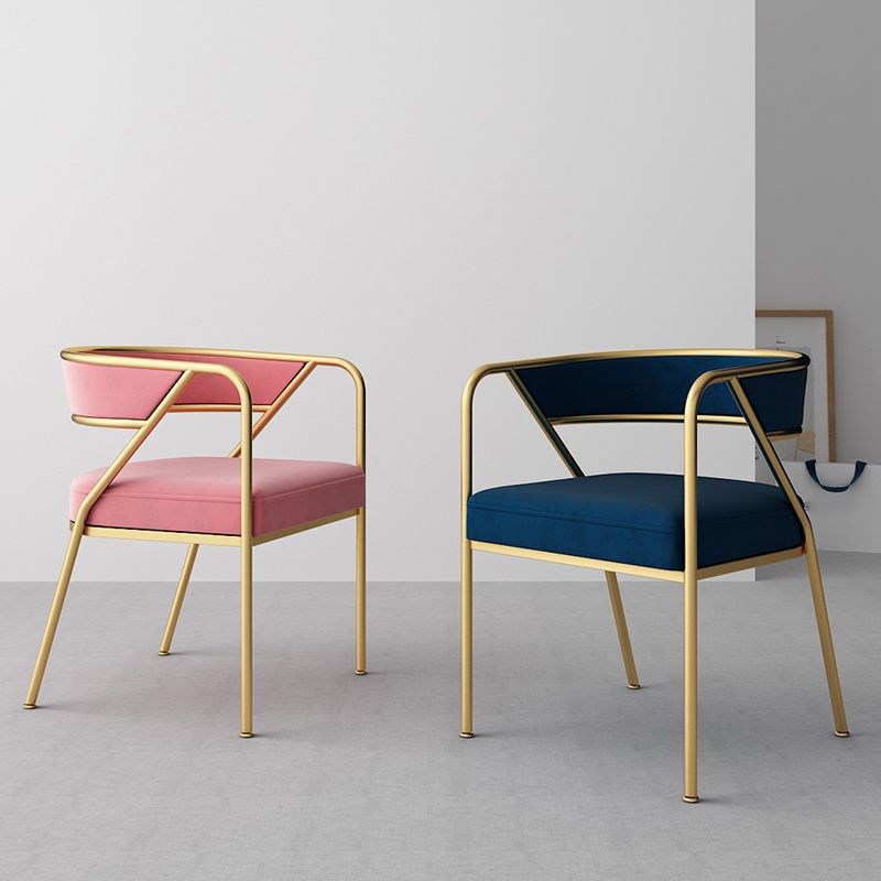 Scandinavian Style Luxury Upholstered Arm Chairs Open Back Dining Side Chair (Set of 2) Clearhalo ' kitchen&dining_furn' 'Dining Chairs' 'Dining Tables & Seating' 'dining_chair' 'furn' 'furn_dining_chair' 'Furniture' 'furniture_dining_chair' 'Kitchen & Dining Furniture' 'kitchen' 1200x1200_3b5fdd5d-e835-4222-b675-e5103fb7de93