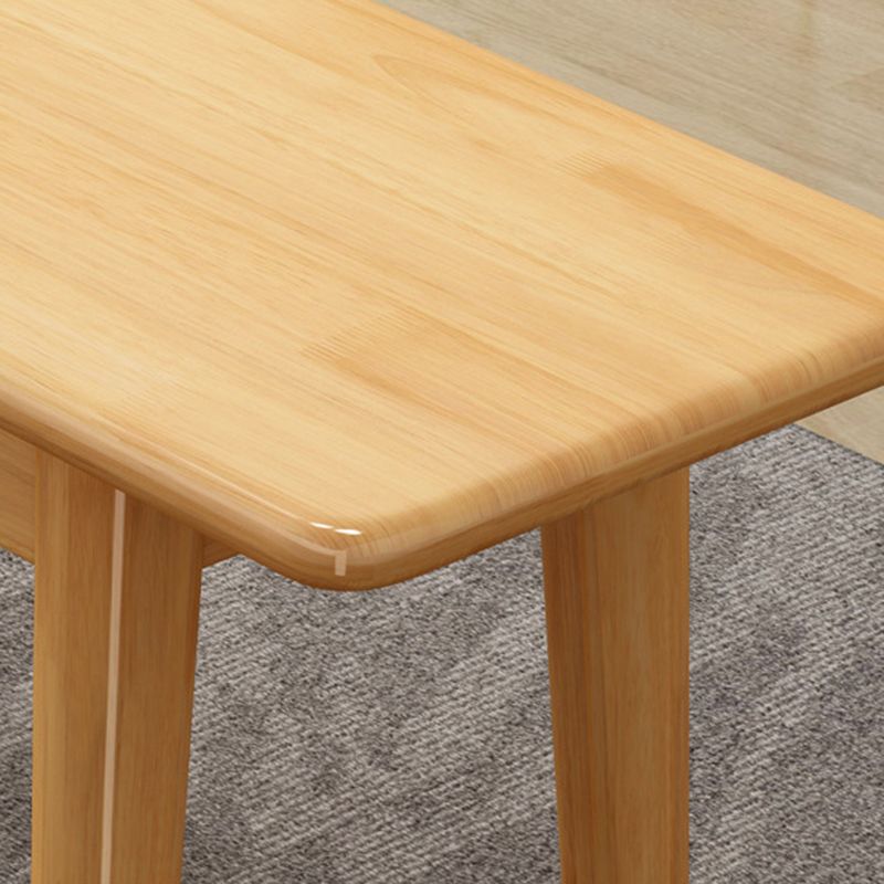 11.7-inch Width Modern Seating Bench Solid Wood Rectangle Solid Color Bench Clearhalo 'Benches' 'Chairs & Seating' 'furn' 'furn_benches' 'Furniture' 'Living Room Furniture' 1200x1200_3b601b0a-df41-4407-b9e8-50e20b7cf85b