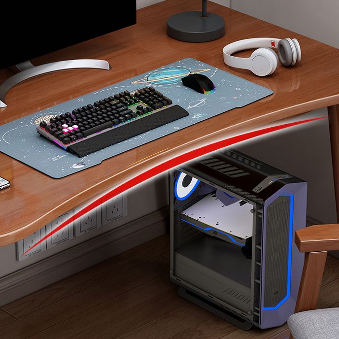 Solid Wood Office Desk Parsons Base 29.53" Tall Writing Desk Clearhalo 'furn' 'furn_office_desk' 'Furniture' 'Office Desks' 'Office Furniture' 'office_desk' 1200x1200_3b6204e9-a4c0-44ca-8d04-3a17b20daafe