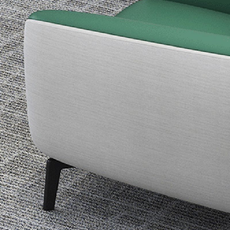 Faux Leather Sofa 30.31" D x 26.77" H Tuxedo Arm Sofa for Living Room Clearhalo 'furn' 'furn_sofas' 'Furniture' 'furniture_sofas' 'Living Room Furniture' 'Sofa' 'sofas' 1200x1200_3b631f06-aac7-43b4-870c-d5c3a5db930c