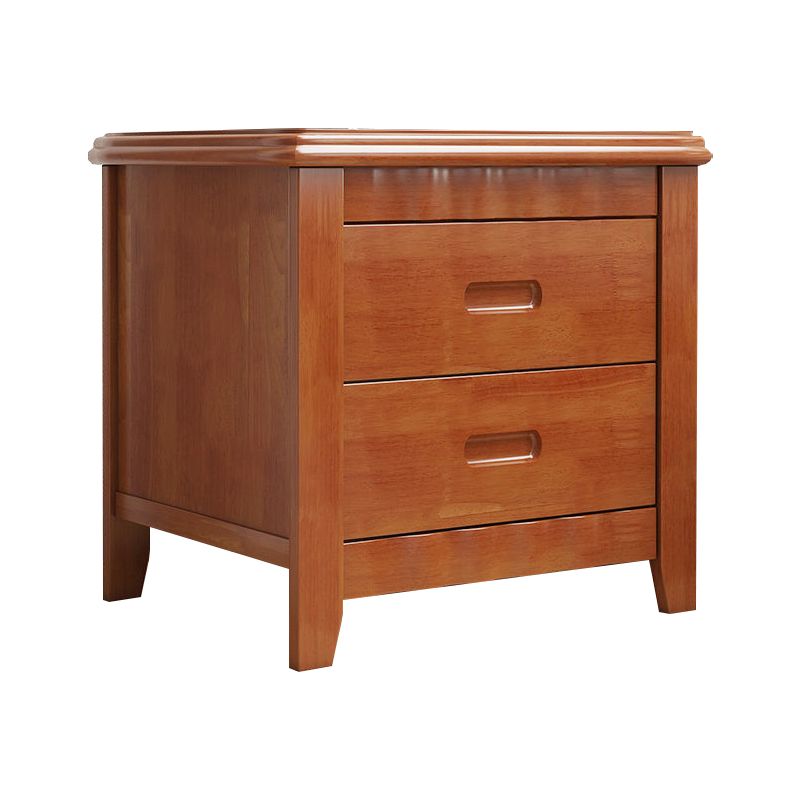 2 - Drawer Traditional Accent Table Nightstand Antique Finish Bed Nightstand Clearhalo 'Bedroom Furniture' 'furn' 'furn_night_stand' 'Furniture' 'night_stand' 'Nightstands' 1200x1200_3b63a62f-263d-4069-a078-2f732c20cab9