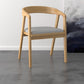 Contemporary Solid Wood Dining Chair Upholstered Fabric Dining Arm Chair Clearhalo 'Dining Chairs' 'Dining Tables & Seating' 'dining_chair' 'furn' 'furn_dining_chair' 'Furniture' 'Kitchen & Dining Furniture' 1200x1200_3b6515de-6af7-44df-95c5-64601fc5845f