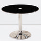 Modern Round Dining Room Table Tempered Glass Table with Tulip Base for Dining Room Clearhalo ' dining_table' 'Dining Tables & Seating' 'Dining Tables' 'furn' 'furn_dining_table' 'Furniture' 'furniture_dining_table' 'Kitchen & Dining Furniture' 'kitchen&dining_furn' 'kitchen' 'kitchen_dining_table' 1200x1200_3b666fc1-dfb7-4acb-95eb-c3f1ff1c38af