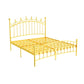 47.24-In High Wire-Grid Open-Frame Bed Luxurious Iron Bed Frame with Headboard Clearhalo 'Bedroom Furniture' 'Beds' 'furn' 'furn_beds' 'Furniture' 1200x1200_3b6867fc-aa2a-4983-b127-28338b641d30