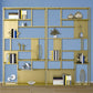 Metal Etagere Vertical Shelf Bookcase Bedroom Open Book Shelf with Shelves Clearhalo 'Bookcases' 'furn' 'furn_bookcases' 'Furniture' 'Office Furniture' 1200x1200_3b6b6bc9-8523-4ce5-b92d-e136c9d0053a