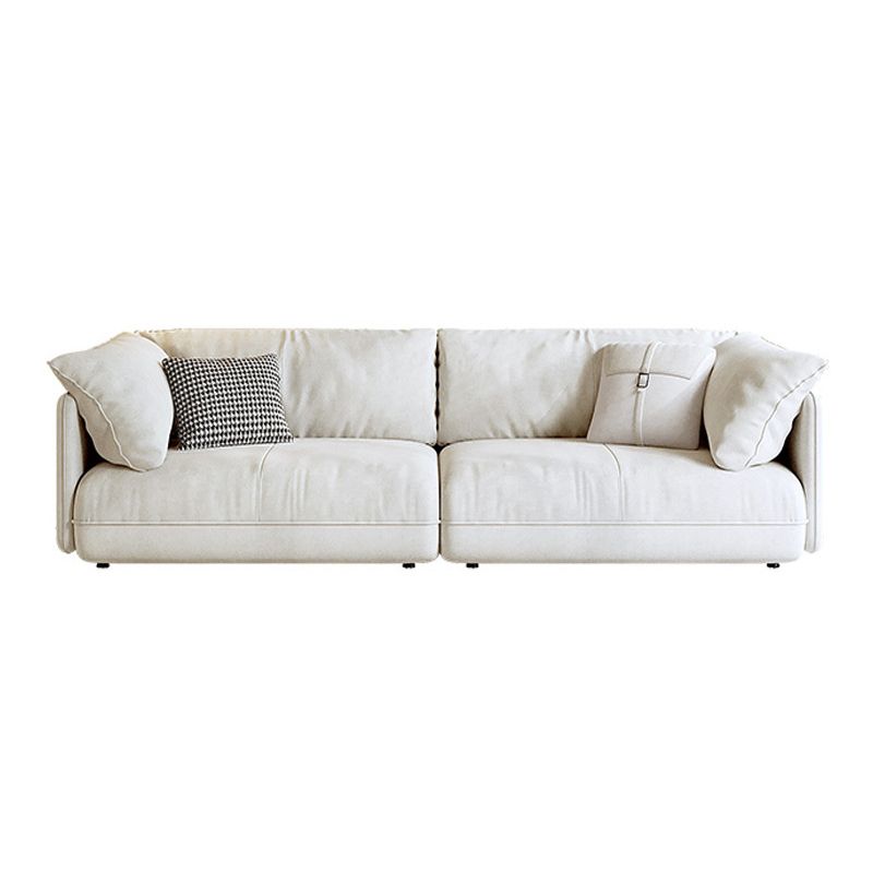 Scandinavian 31"H Beige Couch Upholstered Sofa with Pillow Top Arm Clearhalo 'furn' 'furn_sofas' 'Furniture' 'furniture_sofas' 'Living Room Furniture' 'Sofa' 'sofas' 1200x1200_3b6bf861-ba71-4307-919f-1d00656b62e0