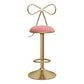 Glam Liftable Backrest Counter Stool Iron Kitchen Bar Stool with Velvet Cushion and Pedal Clearhalo 'Bar Furniture' 'Bar Stools' 'bar_stools' 'furn' 'furn_bar_stools' 'Furniture' 'furniture_bar_stools' 'Kitchen & Dining Furniture' 1200x1200_3b7109e3-1c12-4de6-b260-d57e43cdeb28