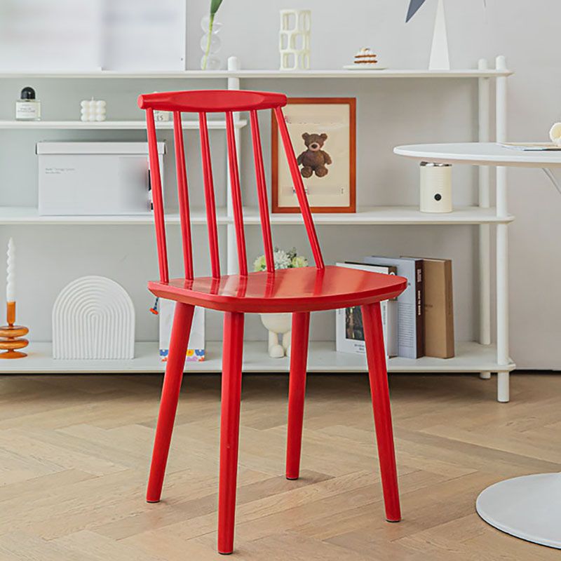Contemporary Homestay Slat Back Side Chair Solid Wood Dining Chair for Kitchen Clearhalo ' kitchen&dining_furn' 'Dining Chairs' 'Dining Tables & Seating' 'dining_chair' 'furn' 'furn_dining_chair' 'Furniture' 'furniture_dining_chair' 'Kitchen & Dining Furniture' 'kitchen' 1200x1200_3b73d1c7-3eb9-4884-acc5-44f9e57244b3