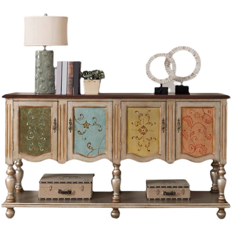 36.6" Tall Wood Accent Cabinet, Industrial Rectangle Accent Chest with Doors Clearhalo 'Cabinets & Chests' 'cabinets_chests' 'furn' 'furn_cabinets_chests' 'Furniture' 'Living Room Furniture' 1200x1200_3b76f9a3-207d-4b20-8599-3aba94a03b54