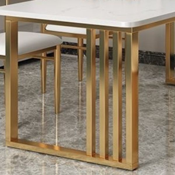 Mesa de comedor de piedra rectangular nórdico 1/2/5/7 piezas de comedor para comedor