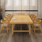 Rectangle Casual Dining Table Wood Color Trestle Base Table with Pinewood Solid Wood Clearhalo ' dining_table' 'Dining Tables & Seating' 'Dining Tables' 'furn' 'furn_dining_table' 'Furniture' 'furniture_dining_table' 'Kitchen & Dining Furniture' 'kitchen&dining_furn' 'kitchen' 'kitchen_dining_table' 1200x1200_3b7c95b9-f8e3-4747-8ec8-f6b8b15f1978