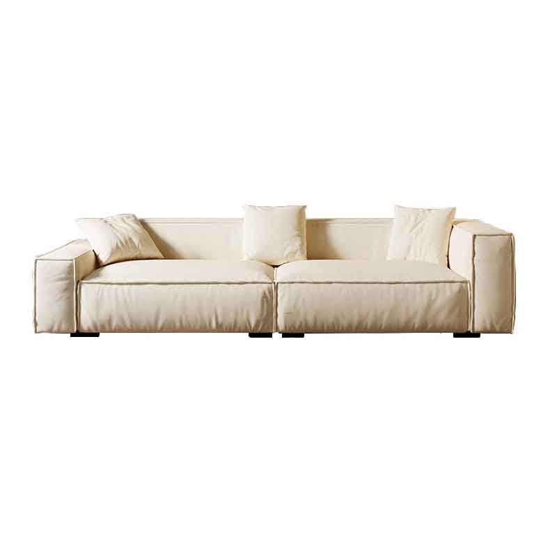 Tight Back Faux Leather Square Arm Sofa with Stain Resistant and Wear Resistance Clearhalo 'furn' 'furn_sofas' 'Furniture' 'furniture_sofas' 'kitchen' 'kitchen_sofas' 'Living Room Furniture' 'Sofa' 'sofas' 1200x1200_3b811b96-d5f1-49e9-bf78-674d276f02d6