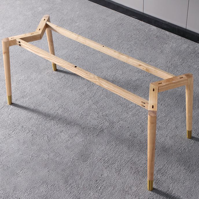 Rectangle 4 Legs Mid-Century Table White Fixed Table with Sintered Stone Clearhalo ' dining_table' 'Dining Tables & Seating' 'Dining Tables' 'furn' 'furn_dining_table' 'Furniture' 'furniture_dining_table' 'Kitchen & Dining Furniture' 'kitchen&dining_furn' 'kitchen' 'kitchen_dining_table' 1200x1200_3b829c54-8495-43b1-a7c8-8de3250079a9