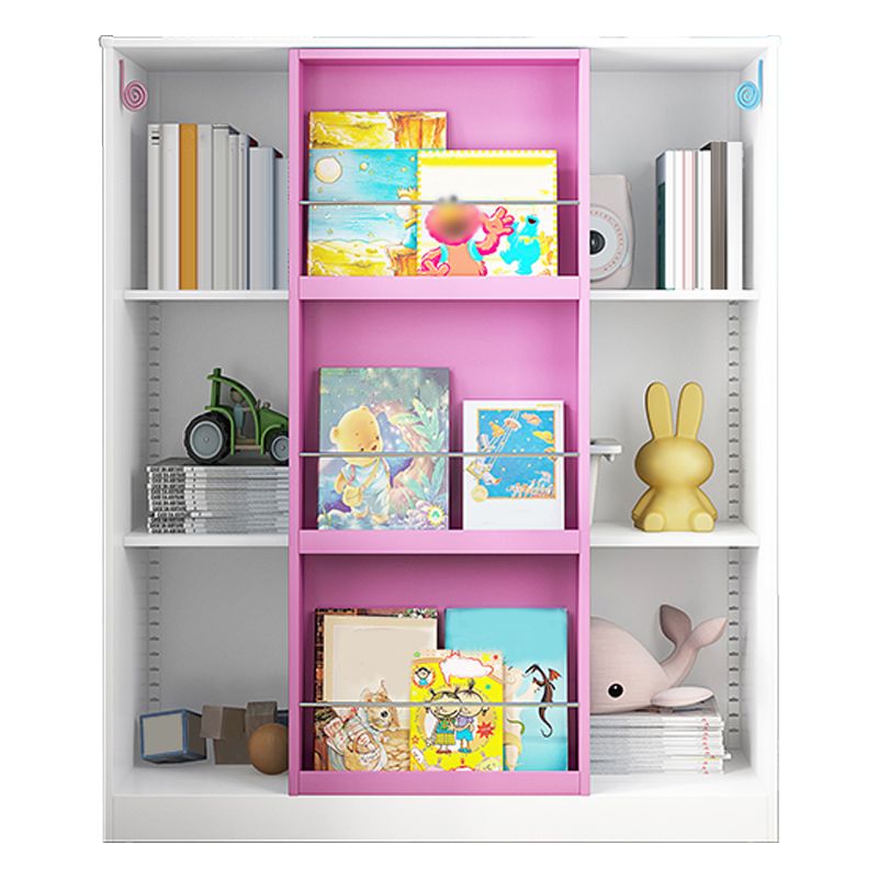 Gesloten terug boekenkast moderne metalen boekenplanken voor thuiskantoor