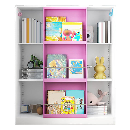 Gesloten terug boekenkast moderne metalen boekenplanken voor thuiskantoor