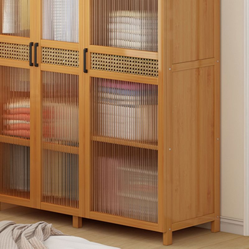 Modern Style Wardrobe Cabinet Wood Clothes Rail Wardrobe Armoire with Legs Clearhalo 'Armoires & Wardrobes' 'armoires_wardrobes' 'Bedroom Furniture' 'furn' 'furn_armoires_wardrobes' 'Furniture' 1200x1200_3b85cd80-fcf6-4d14-a207-d37bfb0c4eea