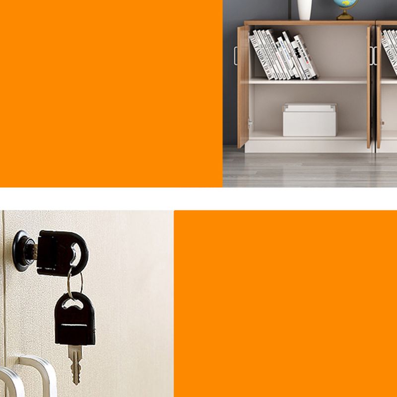 Modern File Cabinet White Wooden Frame Storage Lateral File Cabinet Clearhalo 'Filing Cabinets' 'filling_cabinets' 'furn' 'furn_filling_cabinets' 'Furniture' 'Office Furniture' 1200x1200_3b868d76-14ed-40d1-8f5c-bae2695ae40f