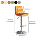 Contemporary Leather Adjustable Height Barstool Indoor Bar Stool with Iron Legs Clearhalo 'Bar Furniture' 'Bar Stools' 'bar_stools' 'furn' 'furn_bar_stools' 'furniture_bar_stools' 'Kitchen & Dining Furniture' 'kitchen&dining_furn' 'kitchen' 'kitchen_furn' Furniture' 1200x1200_3b88da67-7f27-4026-8157-3987ebd096ec