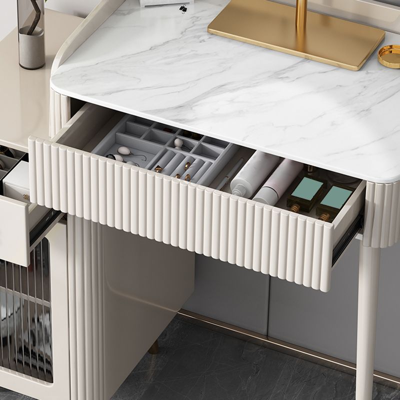 Tavolo da toeletta da toeletta per vanità contemporanea top vanity table set