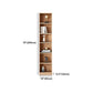 Solid Wood Bookcase Contemporary Style Bookshelf for Home Office Study Room Clearhalo 'Bookcases' 'furn' 'furn_bookcases' 'Furniture' 'Office Furniture' 1200x1200_3b8b4cbf-71a0-47a9-a506-cb16bf3d06c1