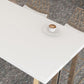 Glam – ensemble de Table de bar rectangulaire, 1/7 pièces, Table de comptoir en bois massif pour l'intérieur