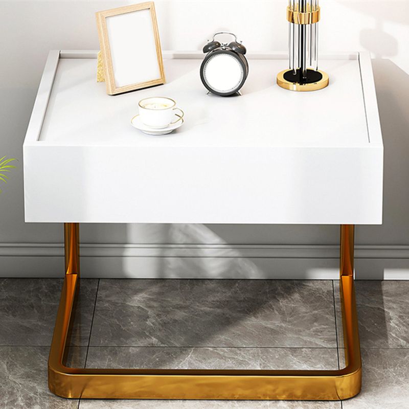 Moderno comodino da letto in legno prodotto moderno con cassetto per camera da letto