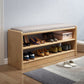 13.78" W Modern Entryway Bench Rubberwood Bench with Shoe Storage Clearhalo 'Benches' 'Chairs & Seating' 'furn' 'furn_benches' 'Furniture' 'Living Room Furniture' 1200x1200_3b8ed8b3-4741-4377-ac6a-fa21d0ef4aa1