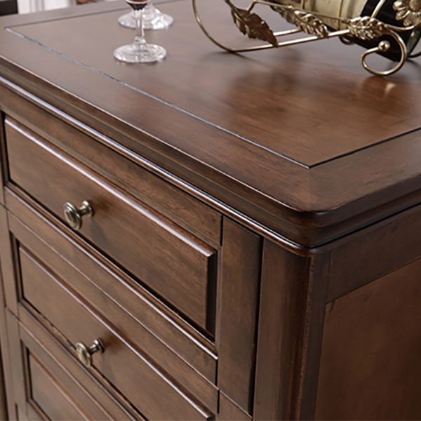 Mid-Century Modern Solid Wood Accent Chest with Drawers in Brown Clearhalo 'Cabinets & Chests' 'cabinets_chests' 'furn' 'furn_cabinets_chests' 'Furniture' 'Living Room Furniture' 1200x1200_3b924a96-ed9c-4028-a759-02b43ce11e5d