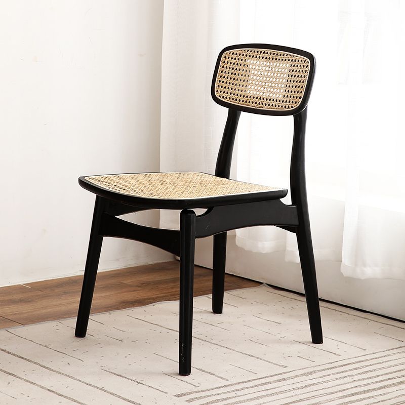 Tropical Style Rubberwood Chairs Kitchen Dining Room Open Back Side Chair Clearhalo ' kitchen&dining_furn' 'Dining Chairs' 'Dining Tables & Seating' 'dining_chair' 'furn' 'furn_dining_chair' 'Furniture' 'furniture_dining_chair' 'Kitchen & Dining Furniture' 'kitchen' 1200x1200_3b938a6c-c1c1-45f3-b15e-7363b8850080