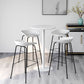 Contemporary Bar-stool Plastic Counter Bar Stool with Metal Legs for Kitchen Clearhalo 'Bar Furniture' 'Bar Stools' 'bar_stools' 'furn' 'furn_bar_stools' 'Furniture' 'furniture_bar_stools' 'Kitchen & Dining Furniture' 1200x1200_3b9443fe-25ba-4dee-bc16-ed409622dddd