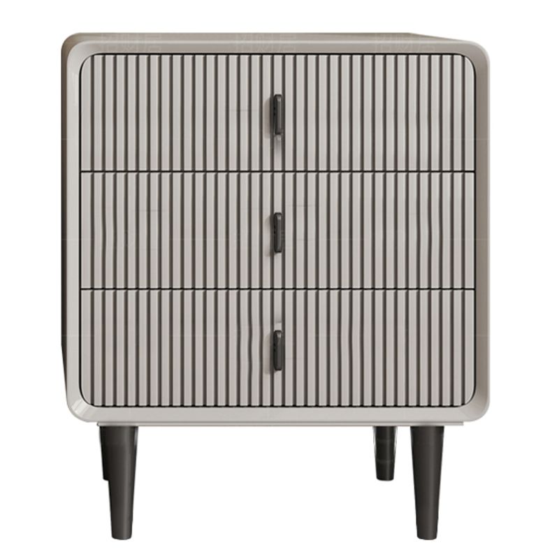 Eigentijdse houten opbergkist 16 "met verticale borst met laden