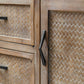 Armoire en bois industrielle avec portes et tiroirs armoire en bois en détresse