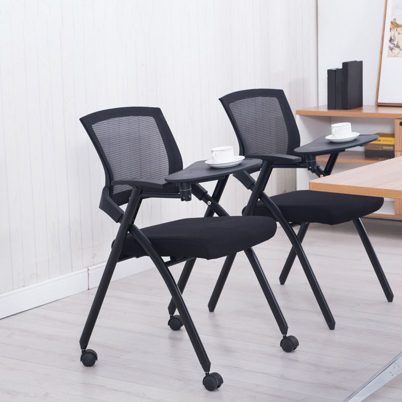 Contemporary Swivel Rolling Office Chair Mesh Arms Included Task Chair Clearhalo 'furn' 'furn_office_chair' 'Furniture' 'Office Chairs' 'Office Furniture' 'office_chair' 1200x1200_3ba07f3c-bf7b-42db-947f-4af8086baef2