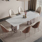 Luxury Sintered Stone Dining Set 1/2/5/6/7 Pieces Rectangle Dining Table with Chairs Clearhalo 'Dining Room Sets' 'Dining Tables & Seating' 'dining_room_set' 'furn' 'furn_dining_room_set' 'Furniture' 'furniture_dining_room_set' 'Kitchen & Dining Furniture' 1200x1200_3ba23c01-6720-4d81-bee3-7dcfdbc41fba