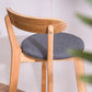 Low Back Dining Stools Industrial Armless Bar Stools with Wood Base