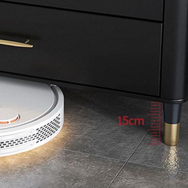 17.75 "W TV Stand Stand Glam -stijl ingesloten opslag tv -console met 4 laden