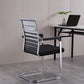 Modern Style Task Chair No Wheels Office Chair with Fixed Arms