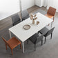 Stone Top Dining Table Rectangle Contemporary Dining Table with 4 Legs Clearhalo 'Dining Tables & Seating' 'Dining Tables' 'dining_table' 'furn' 'furn_dining_table' 'Furniture' 'furniture_dining_table' 'Kitchen & Dining Furniture' 'kitchen' 'kitchen_dining_table' 1200x1200_3ba5f7a1-6743-46c3-8915-28c04ca47249