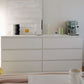 Moderne opbergkist van 15,6 inch breed, vervaardigd houten dressoir