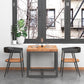 Industrial Style Solid Wood Dining Table Square Table with Trestle Base for Dinning Room Clearhalo ' dining_table' 'Dining Tables & Seating' 'Dining Tables' 'furn' 'furn_dining_table' 'Furniture' 'furniture_dining_table' 'Kitchen & Dining Furniture' 'kitchen&dining_furn' 'kitchen' 'kitchen_dining_table' 1200x1200_3ba79dab-c0ac-41bd-94eb-b4b02dc2b499