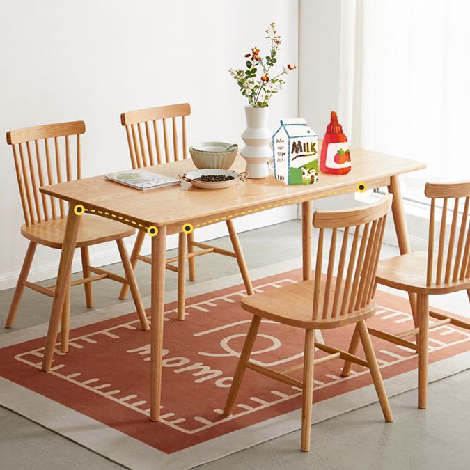 Solid Wood Industrial Dining Table Rectangle Standard Dining Table for Kitchen Clearhalo ' dining_table' 'Dining Tables & Seating' 'Dining Tables' 'furn' 'furn_dining_table' 'Furniture' 'furniture_dining_table' 'Kitchen & Dining Furniture' 'kitchen&dining_furn' 'kitchen' 'kitchen_dining_table' 1200x1200_3baab3bd-760e-4fb1-976c-7d0c07902464
