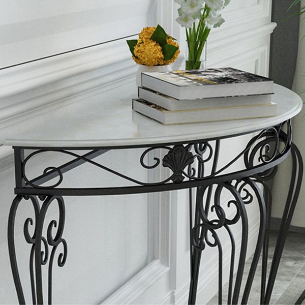 Tavolo di divano console in marmo moderno per la sala per la sala