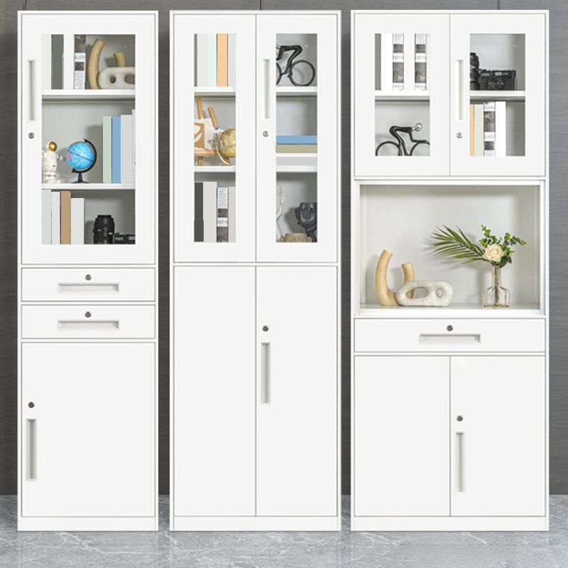 閉じた金属製の本棚モダンホームリビングルームベッドルーム標準本棚