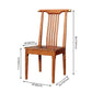 Traditional Solid Wood Dining Chairs Slat Back Dining Side Chair for Home Clearhalo ' kitchen&dining_furn' 'Dining Chairs' 'Dining Tables & Seating' 'dining_chair' 'furn' 'furn_dining_chair' 'Furniture' 'furniture_dining_chair' 'Kitchen & Dining Furniture' 'kitchen' 1200x1200_3bb1fa28-fcc4-46a2-af57-29ec2225ddca